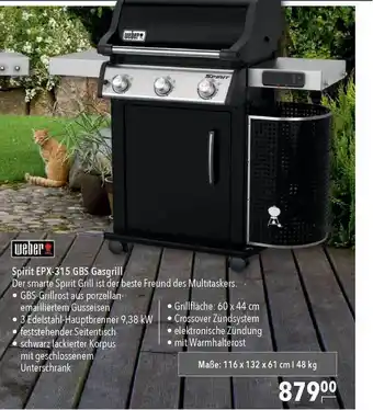 CITTI Markt Weber Spirit Epx-315 Gbs Gasgrill Angebot