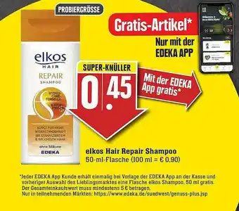 E-Center Elkos Hair Repar Shampoo Angebot