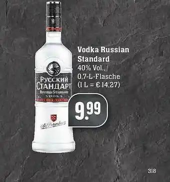 E-Center Vodka Russian Standard Angebot