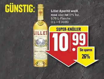 E-Center Lillet Aperitif Weiß, Rosé Oder Rot Angebot