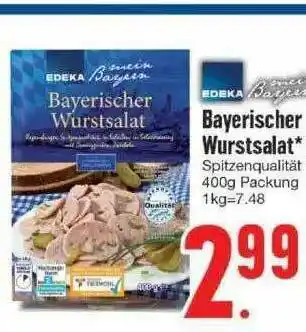 Edeka Edeka Mein Bayern Bayerischer Wurstsalat Angebot