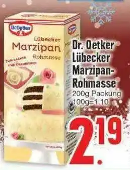 Edeka Dr Oetker Lübecker Marzipan-rohmasse Angebot