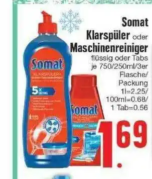 Edeka Somat Klarspüler Oder Maschinenreiniger Angebot