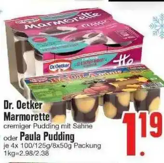 Edeka Dr. Oetker Marmorette Oder Paula Pudding Angebot