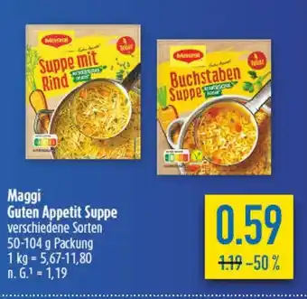 diska Maggi Guten Appetit Suppe Angebot