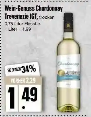 Edeka Weing-genuss Chardonnay Trevenezie IGT Angebot