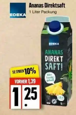 Edeka Ananas Direktsaft Angebot