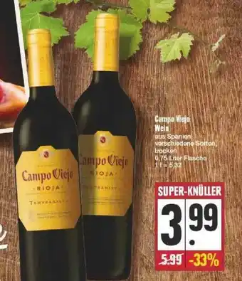 Edeka Campo Viejo Wein Angebot