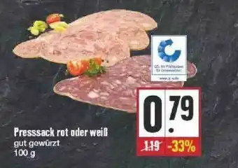 Edeka Presssack Rot Oder Weiß Angebot