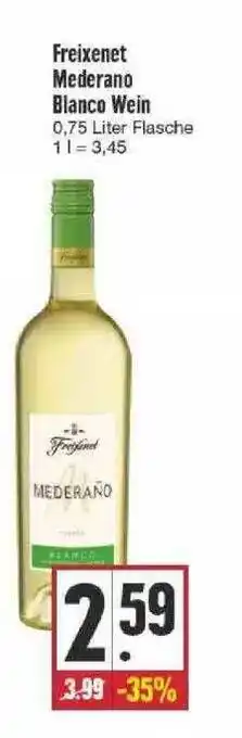 Edeka Freixenet Mederano Blanco Wein Angebot