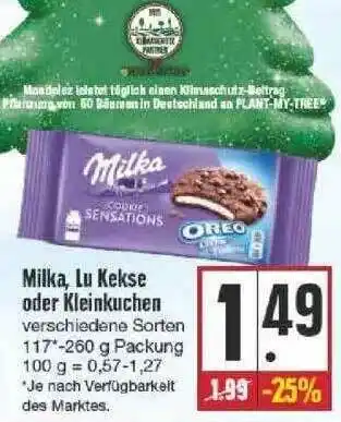 Edeka Milka Lu Kekse Oder Kleinkuchen Angebot