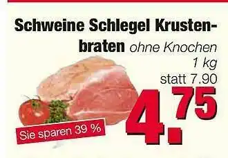 Edeka Scherer Schweine Schlegel Krusten-braten Angebot