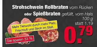 Edeka Scherer Strohschwein Rollbraten Oder Spießbraten Angebot