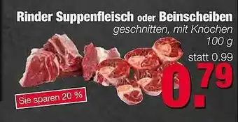 Edeka Scherer Rinder Suppenfleisch Oder Beinscheiben Angebot