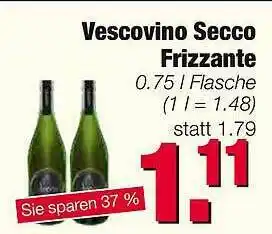 Edeka Scherer Vescovino Secco Frizzante Angebot