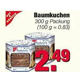 Edeka Scherer Baumkuchen Angebot