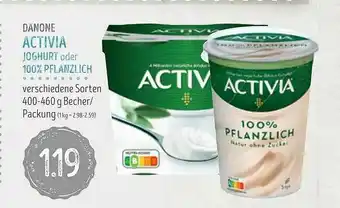 Edeka Struve Danone Activia Joghurt Oder 100ù Pflanzlich Angebot