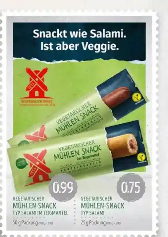 Edeka Struve Vegetarischer Mühlen-snack Typ Salami Teigmantle Vegetarischer Mühlen-snack Typ Salami Angebot