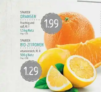 Edeka Struve Orangen Spanien Bio-zitronen Angebot