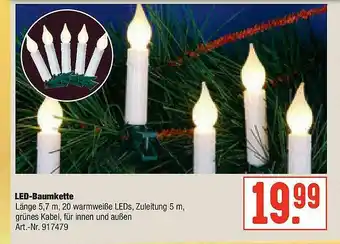 Hellweg Led-baumkette Angebot