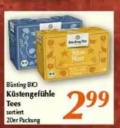 inkoop Bünting Bio Küstengefühle Tees Angebot