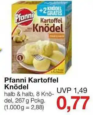 Jawoll Pfanni Kartoffel Knödel Angebot