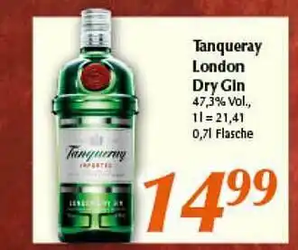 inkoop Tanqueray London Dry Gin Angebot