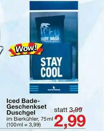 Jawoll Iced Badegeschenkset Duschgel Angebot