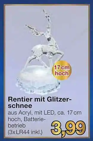 Jawoll Reiner Mit Glitzer-schnee Angebot