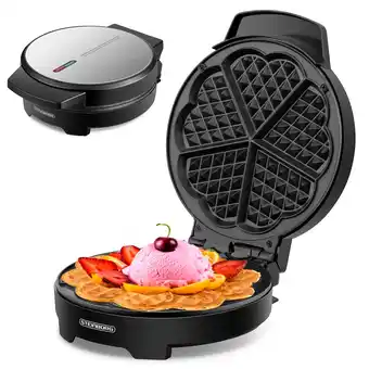 Netto Marken-Discount Steinborg Waffeleisen für klassische Herzwaffeln Backampel 1000W Angebot