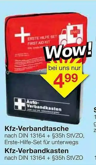 Jawoll Kfz-verbandtasche Kfz-verbandkasten Angebot