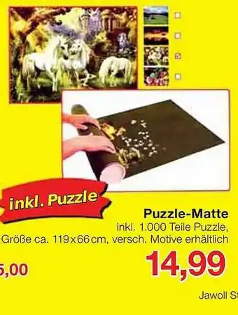 Jawoll Puzzle-matte Angebot