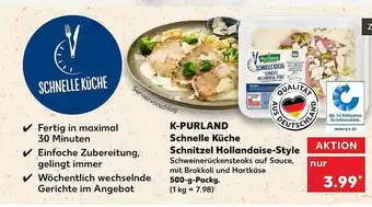 Kaufland K-purland Schnelle Küche Schnitzel Hollandaise-style Angebot