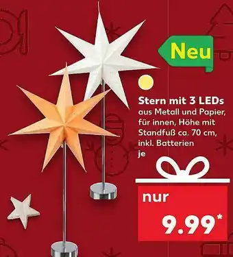 Kaufland Stern Mit 3 Leds Angebot