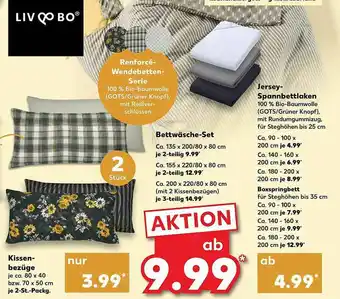 Kaufland Liv & Bo Kissenbezüge, Bettwäsche-set Oder Jersey Spannbettlaken Angebot