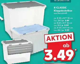 Kaufland K-classic Klappdeckelbox Angebot