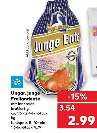 Kaufland Ungar. Junge Freilandente Angebot