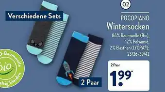 Aldi Nord Pocopiano Wintersocken Angebot