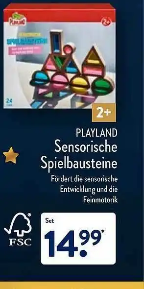 Aldi Nord Playland Sensorische Spielbausteine Angebot