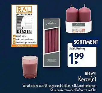 Aldi Nord Belavi Kerze(n) Angebot