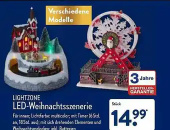 Aldi Nord Lightzone Led-weihnachtsszenerie Angebot