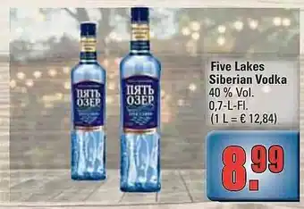 alldrink Five Lakes Siberian Vodka Angebot