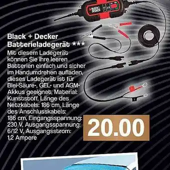 Famila Nord West Black+decker Batterieladegerät Angebot