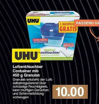 Famila Nord West Uhu Luftentfeuchter Container Mit Granulat Angebot