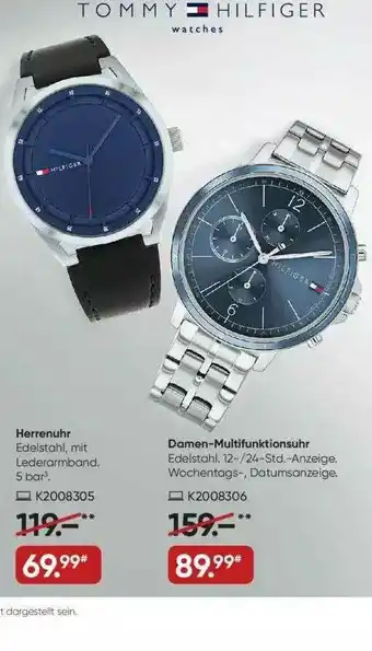 Galeria Tommy Hilfiger Herrenuhr Damen-multifunktionsuhr Angebot