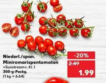 Kaufland Miniromarispentomaten „sunstream“ Angebot