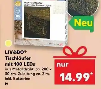 Kaufland Liv & Bo Tischläufer Mit 100 Leds Angebot