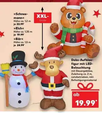 Kaufland Deko-aufblasfigur Mit Led-beleuchtung Angebot