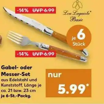 Kaufland Gabel- Oder Messer-set Angebot