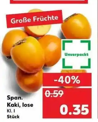 Kaufland Unverpackt Kaki, Lose Angebot